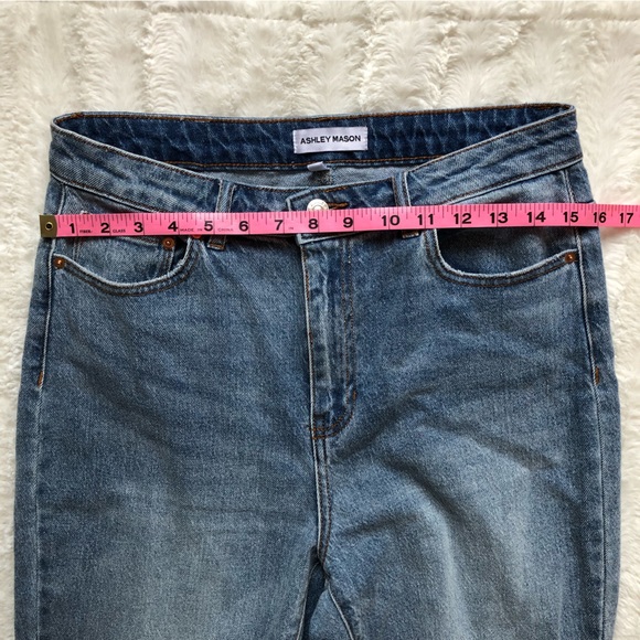 Ashley Mason High Rise Straight Leg Mom Jean sz 11/30 - Picture 7 of 7